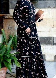 Printed Abaya