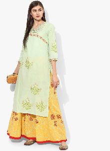 Kurti Skirt Set