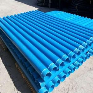 pvc blue casing pipes