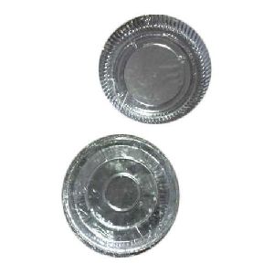 Silver Round Paper Plates