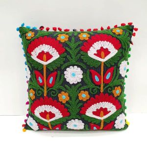 Suzani Embroidery Cushion Cover