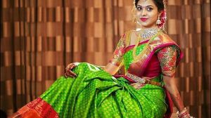 south indian saree