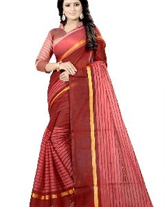 Chanderi Stylish Soft Cotton saree