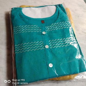 Green Party Wear Kurti