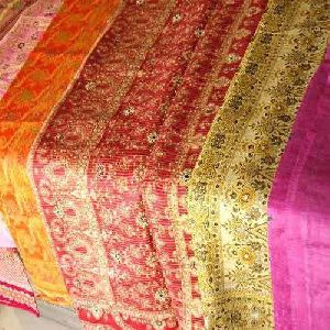 Plain Tussar Silk Saree