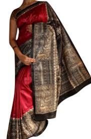 Tussar Madhubani Silk Saree