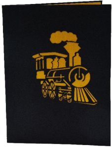 Steam Train Greeting Card For Grandparents