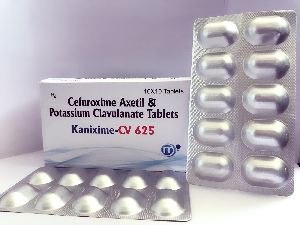 Cefuroxime Axetil And Potassium Clavulanate Tablet ( KANIXIME-CV 625 )
