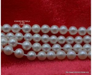 ROUND SHAPE WHITE COLOR 4.5 MM JAPAN CULTURE PEARL BEADS