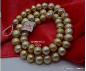 SOUTH SEA FLAT SHAPE GOLDEN 9-11 MM PEARL BEADS