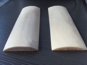 camel bone blank round plate