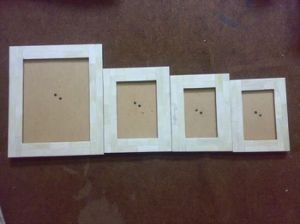 Camel bone picture frame