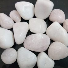 Snow white Quartz pebble