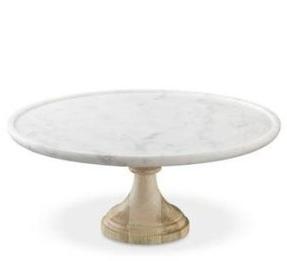 marble copper cake stand