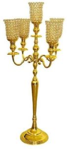 Hurricane Candelabra Gold