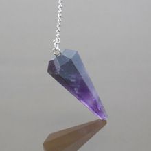 Amethyst Crystal Dowsing Pendulum