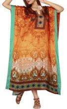 Well-crafted Multi color Digital printed Kaftan