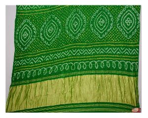 Fancy Bandhej Design Gaji Silk Bandhani Saree