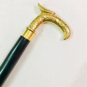 Brass Eagle Handle Wooden Walking Stick