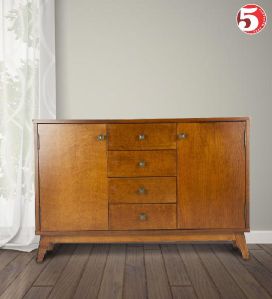 Wooden Kitchen Cabinet With 4 Drawers