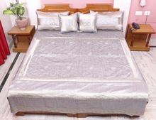 Traditional Embroidered Silk Home Bed Cover