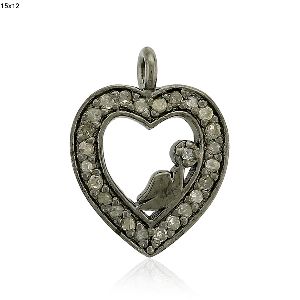 heart charm pendant