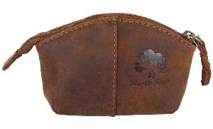 Vintage Coin Purse Leather Pouch for Women