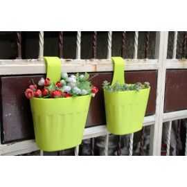 Wonderland Railing Planter in Green