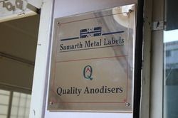 Stainless Steel Etched Nameplate