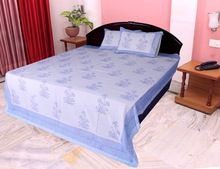 Hand block printed Designer Sanganeri Print Bed Sheet