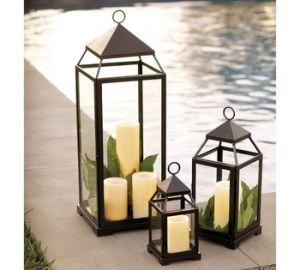 metal candle lantern