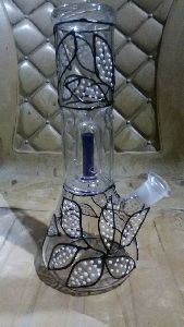 Glass smoking bong