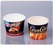 750cc ice-cream paper cup size