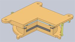 Pot Cum PTFE Bearings