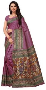 Purple Silk Saree