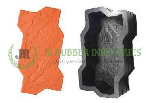 Zigzag Rock Rubber Mould