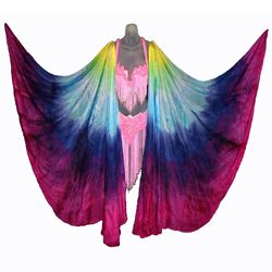 yard belly dance silk veil Dubai Night