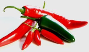 Fresh Green & Red Chilli