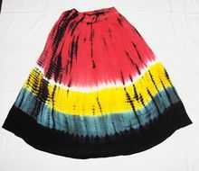 Tie Dye Cotton Skirts Very Beautiful Colour Tie and Dye