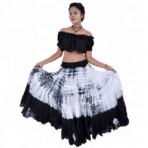 tribal wear cotton long skirt