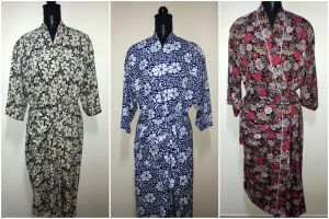 soft nylon crepe printed Kimonos