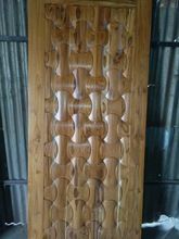 Solid wood Sapeli carving door