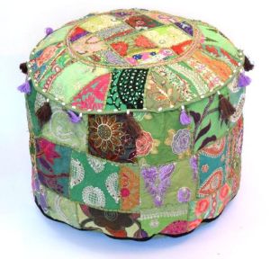 Pouf Ethnic Patchwork Pouf