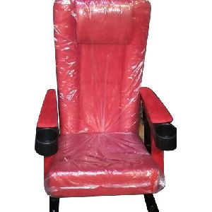 Single Seater Red Auditorium Chair