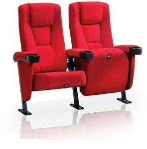 Two Seater Red Foldable Auditorium Chair