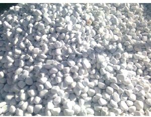 White Marble Pebbles Round Tumbled Pebble