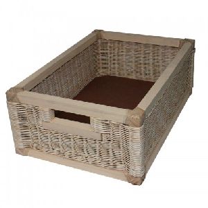 Rectangular Cane Basket