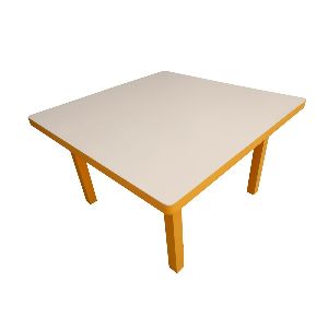 Square Activity Table Painted