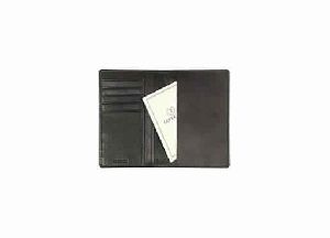 Black color genuine leather Passport case