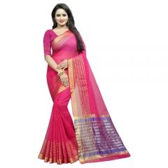 TOP DYED SAREE IN PINK TOP DYED SAREE